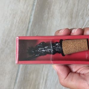 NWT Shiny Black Statue of Liberty Black Bottle Stopper / Wine Cork